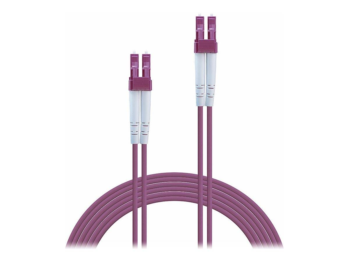 LINDY 46346 Glasfaser LWL Anschlusskabel Multimode OM4 20.00 m