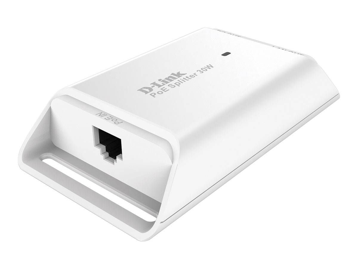 D-Link D-LINK 1-Port Gigabit 30W PoE Splitter PoE Splitter 1 GBit/s IEEE 802.3af (12.95 W), IEEE 802.3at (25.5 W)