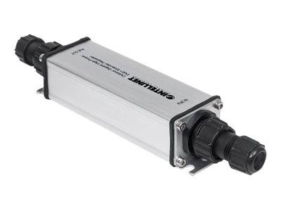 Intellinet Outdoor Gigabit PoE+ Extender IEEE 802.3at/af um bis zu 100 Meter Metall IP65 PoE Extender 10 / 100 / 1000 MBit/s IEEE 802.3af (12.95 W)