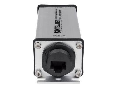 Intellinet Outdoor Gigabit PoE+ Extender IEEE 802.3at/af um bis zu 100 Meter Metall IP65 PoE Extender 10 / 100 / 1000 MBit/s IEEE 802.3af (12.95 W)