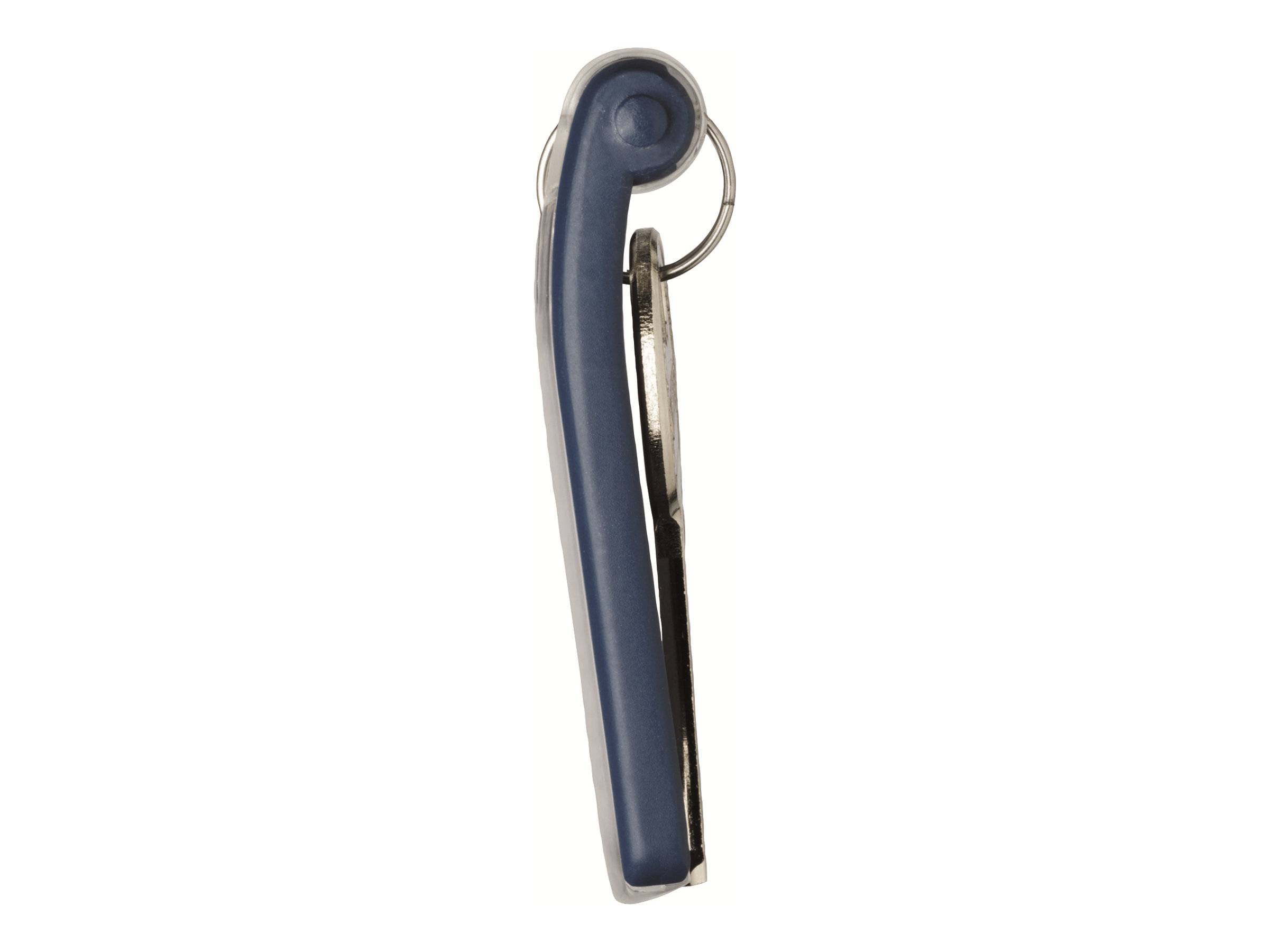 Durable Schlüsselanhänger 195707 Key Clip - 1957 Blau 6St.