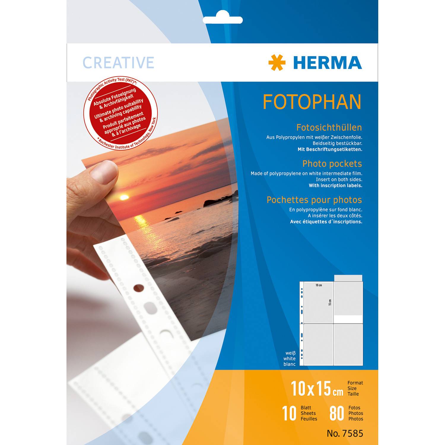 HERMA Fotophan - Hülle x 10