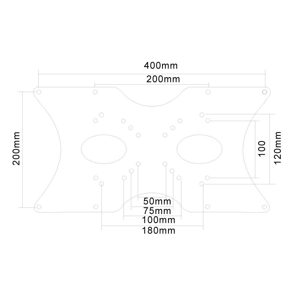 Neomounts VESA-Adapter Passend für Serie (Halter): Universal Silber