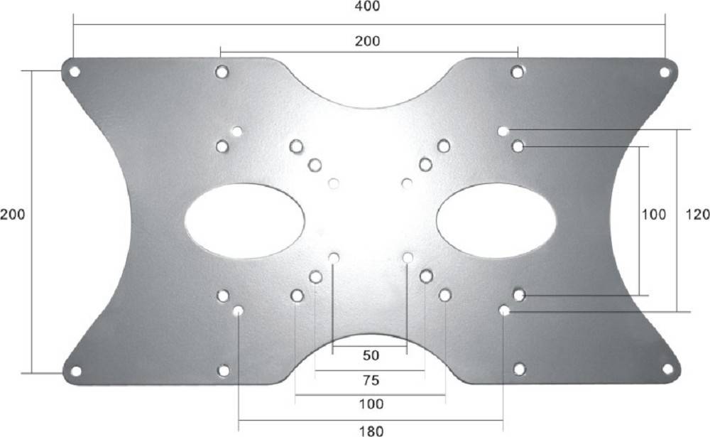 Neomounts VESA-Adapter Passend für Serie (Halter): Universal Silber