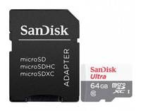 SanDisk Ultra - Flash-Speicherkarte (microSDHC/SD-Adapter inbegriffen)