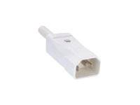 Bachmann 915.271 Kaltgeräte-Steckverbinder Stecker Gesamtpolzahl: 2 10 A Weiß 1 St.