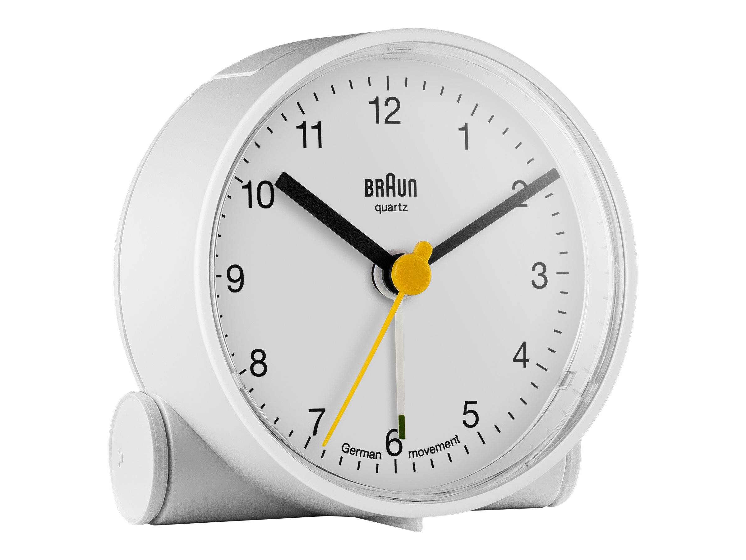 Braun 66004 Quarz Wecker Weiß Alarmzeiten 1