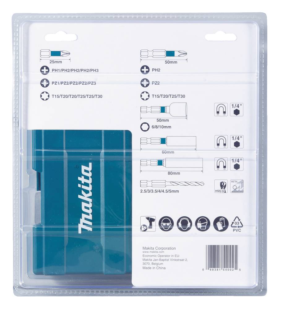 Makita Impact Black - Schraubendreher- und Bohreinsatzset