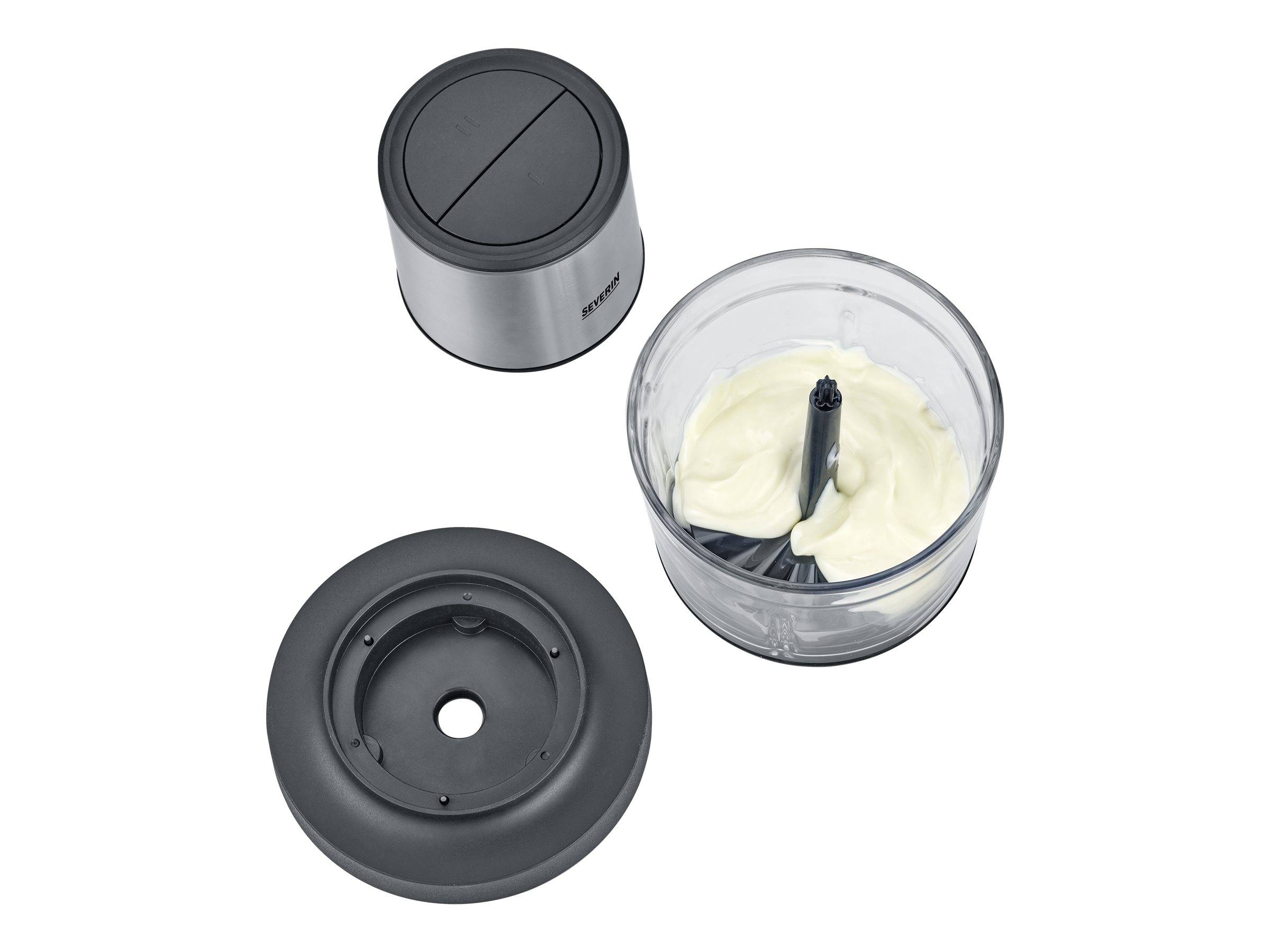 Severin KM 3866 Zerkleinerer 200 W Edelstahl, Schwarz