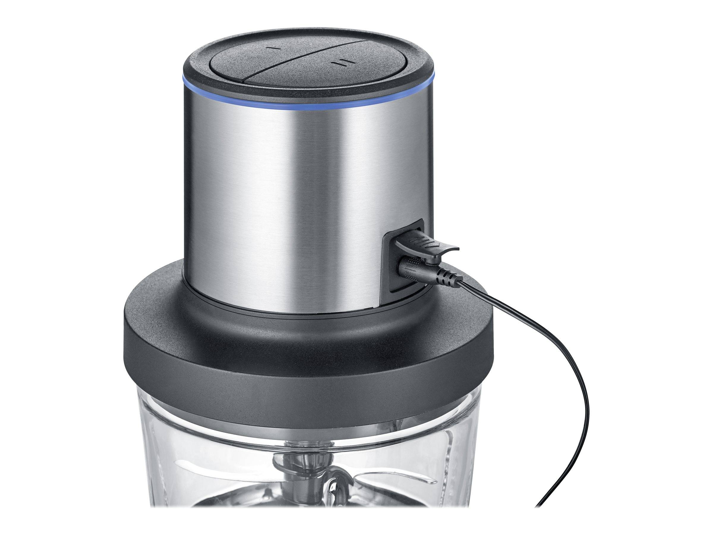 Severin KM 3866 Zerkleinerer 200 W Edelstahl, Schwarz