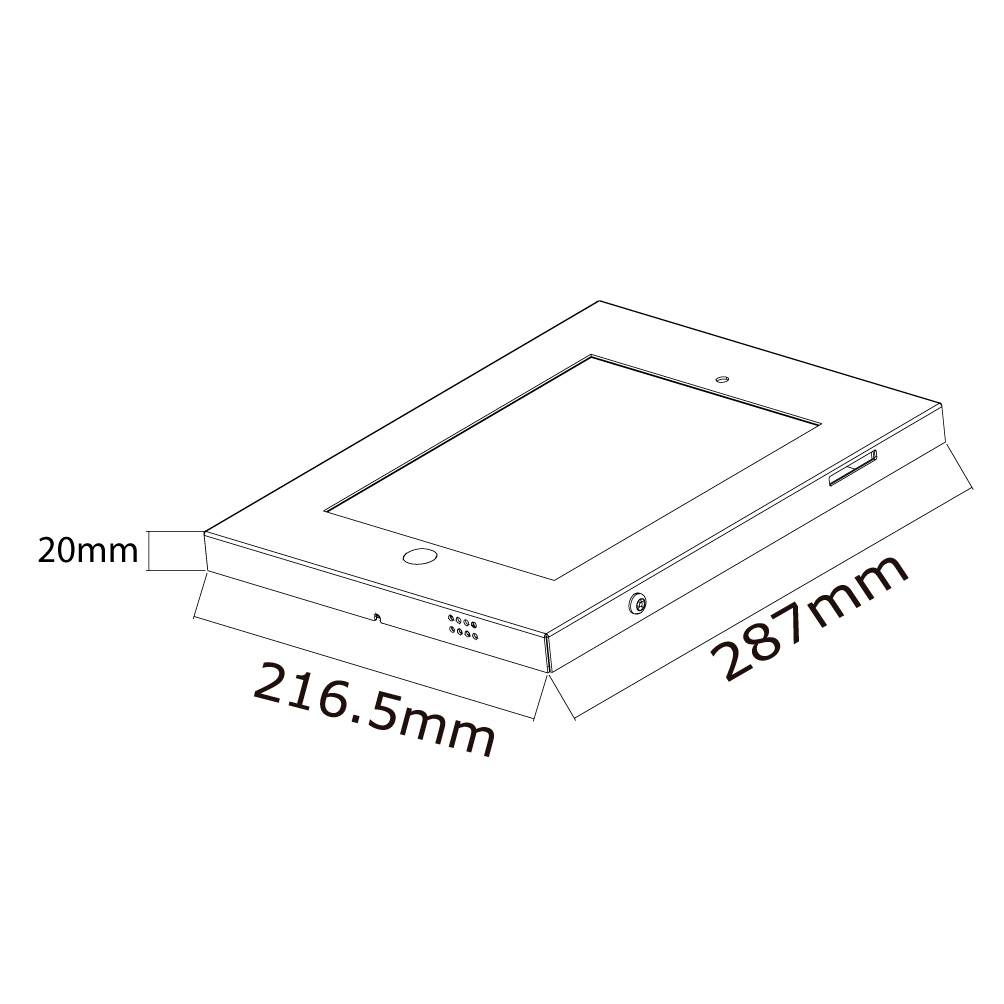 Neomounts IPAD2N-UN20BLACK Tablet-Halterung Apple iPad 2, iPad 3
