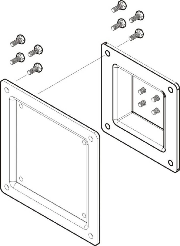Neomounts VESA-Adapter Passend für Serie (Halter): Universal Schwarz