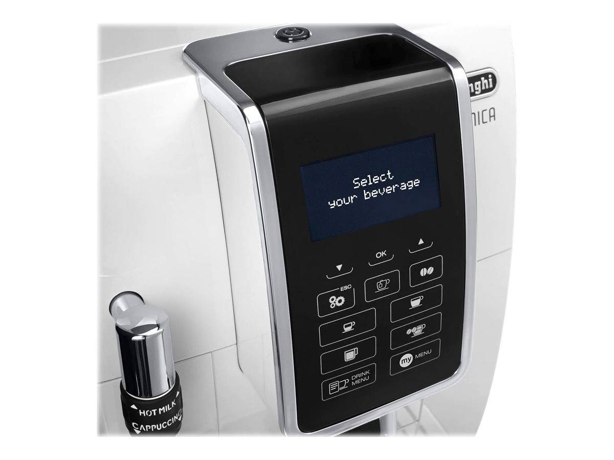 DE LONGHI - De'Longhi DINAMICA ECAM350.35.W - Automatische Kaffeemaschine mit Cappuccinatore