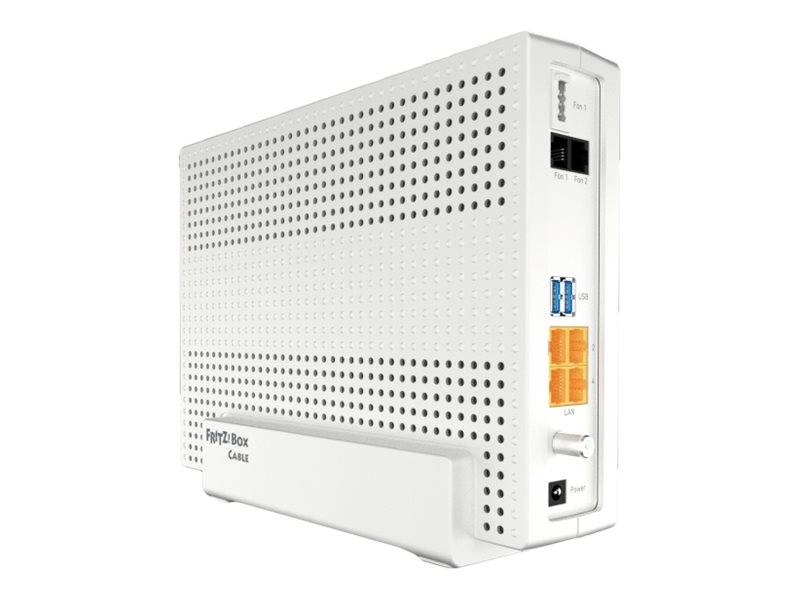Fritz! WLAN Router mit Modem FRITZ!Box 6690 Cable Integriertes Modem: Kabel 2.4GHz, 5GHz 6000MBit/s