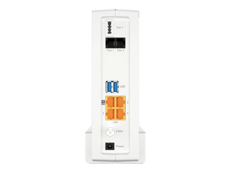 Fritz! WLAN Router mit Modem FRITZ!Box 6690 Cable Integriertes Modem: Kabel 2.4GHz, 5GHz 6000MBit/s