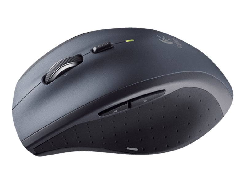 Logitech M705 - Maus - Für Rechtshänder - Laser - 7 Tasten - kabellos - 2.4GHz
