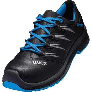 Uvex 69342, Männlich, Erwachsener, Sicherheitsschuhe, Schwarz, Blau, S2, S3, SRC, ESD, Schnürverschluss