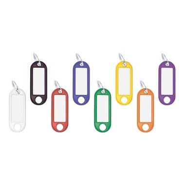 Schlüsselanhänger mit Ring 18mm gelb