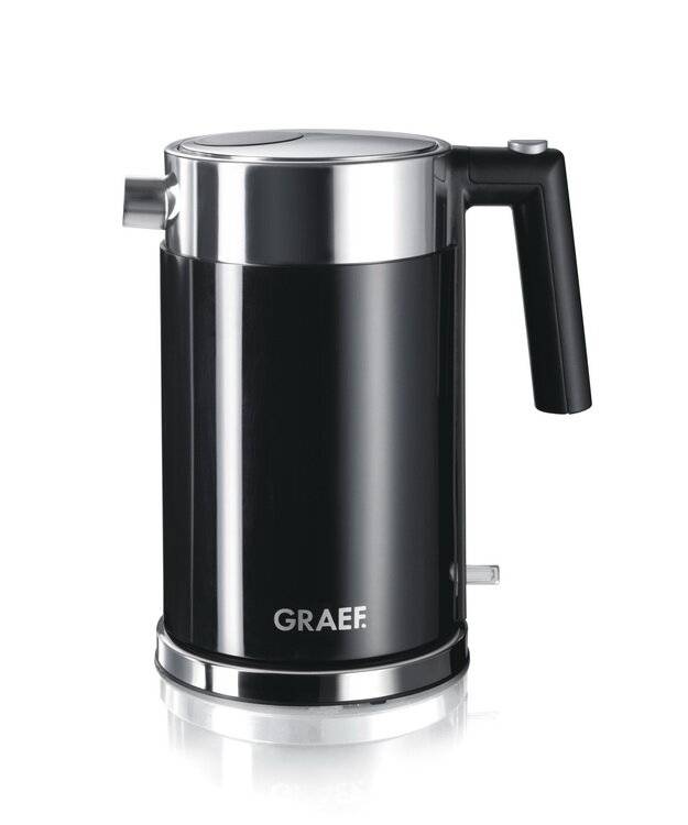 Graef WK 62 Wasserkocher Schwarz Fassungsvermögen: 1.5l
