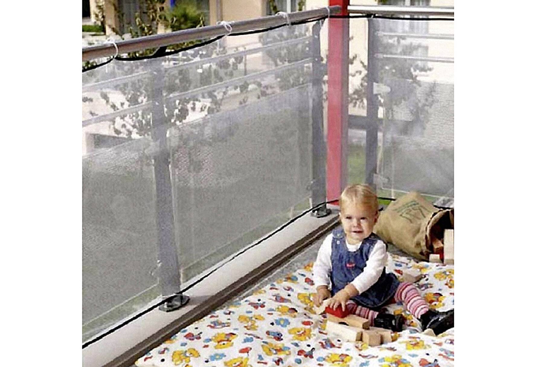 reer Balkon-Netz, Schutz-Netz für den Außen-Bereich, 294 x 94