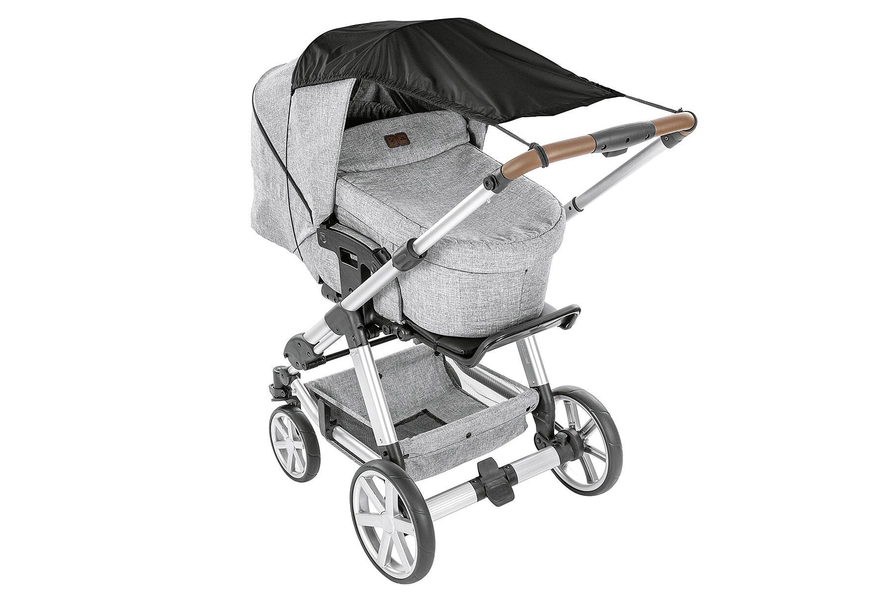 reer ShineSafe Sonnensegel für den Kinderwagen, Sonnenschutz für viele Modelle,