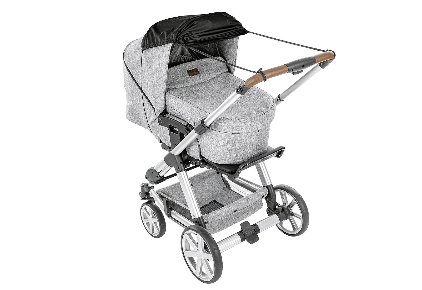 reer ShineSafe Sonnensegel für den Kinderwagen, Sonnenschutz für viele Modelle,