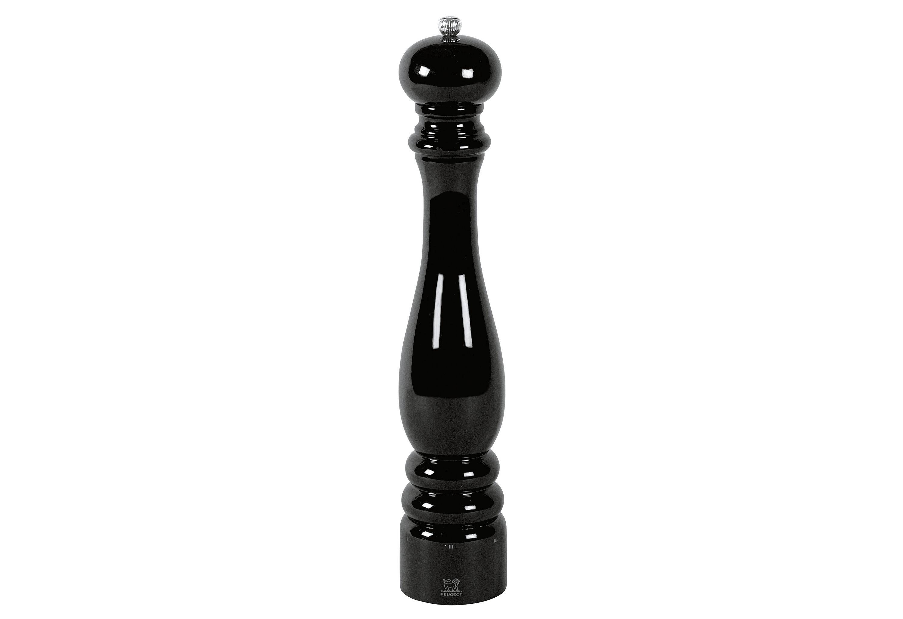 Peugeot Paris Manuelle Pfeffermühle, Mahlgradeinstellung u'Select, Höhe: 40 cm, Holz, Schwarz,