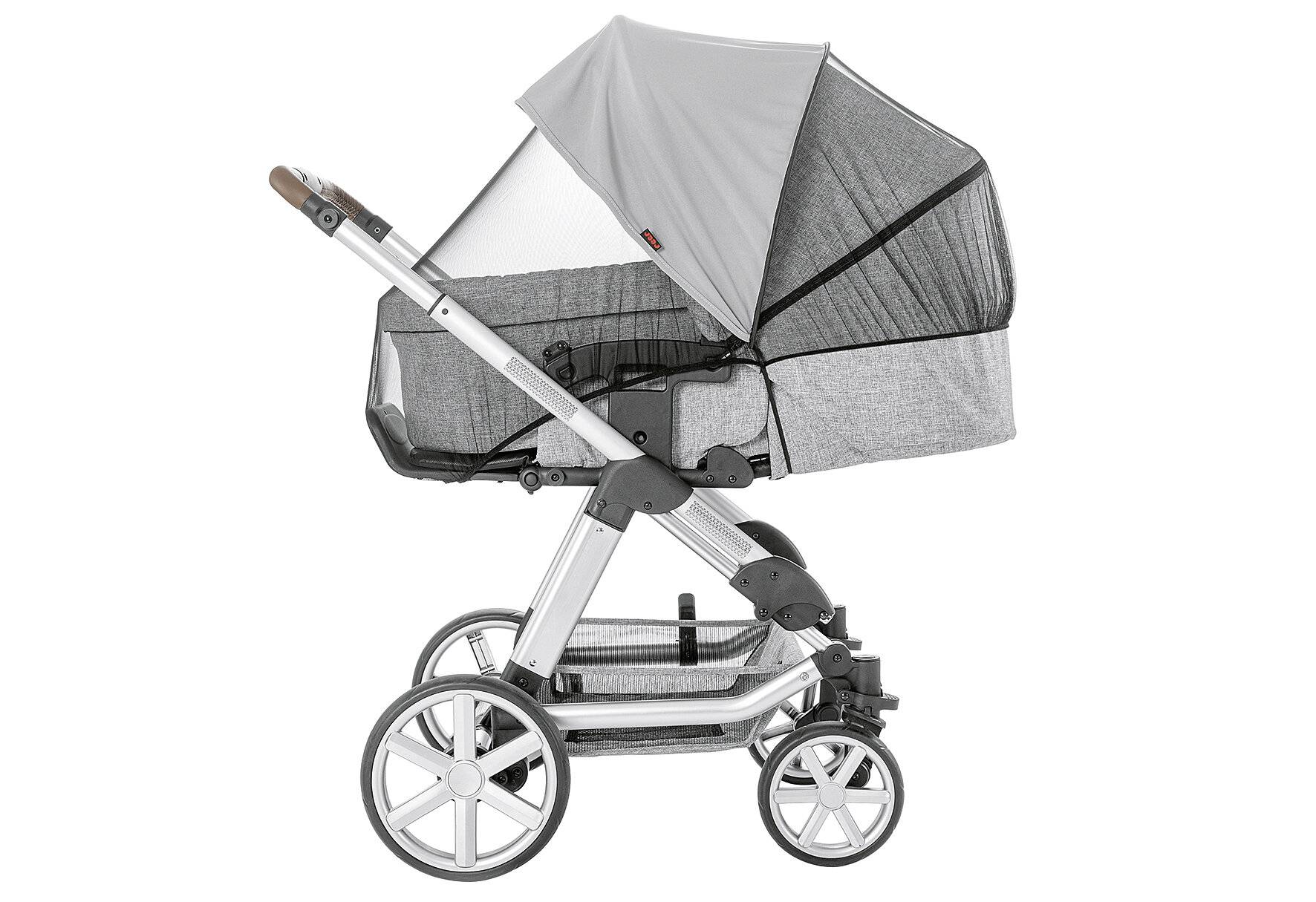 reer ShineSafe Bite 3in1: Sonnenschutz, Insektenschutz und Schlummertuch, universelles Zubehör