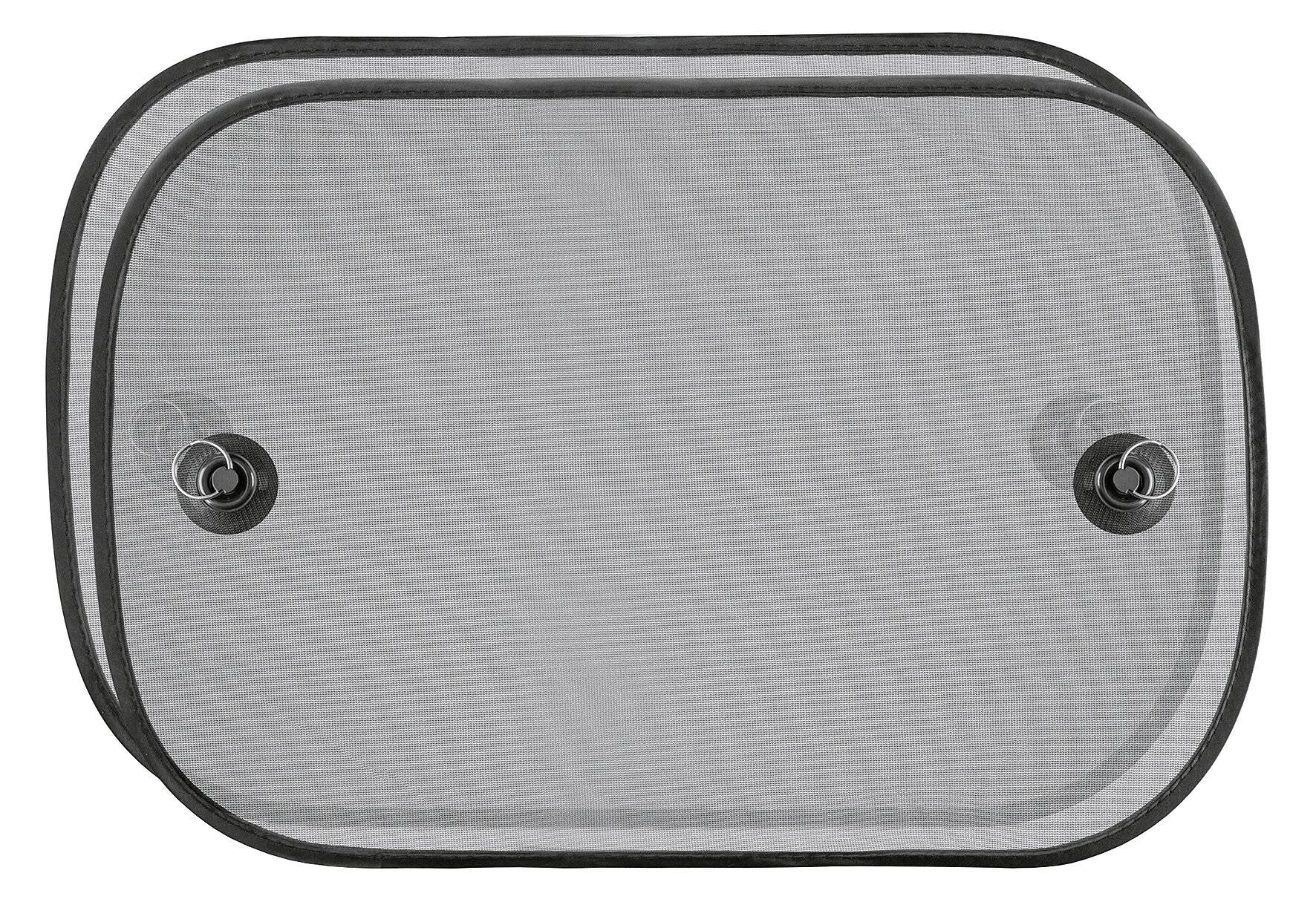 reer Travelkid Sun Basic Auto-Sonnenschutz für Kinder mit Saugnapf, Schwarz, 2er