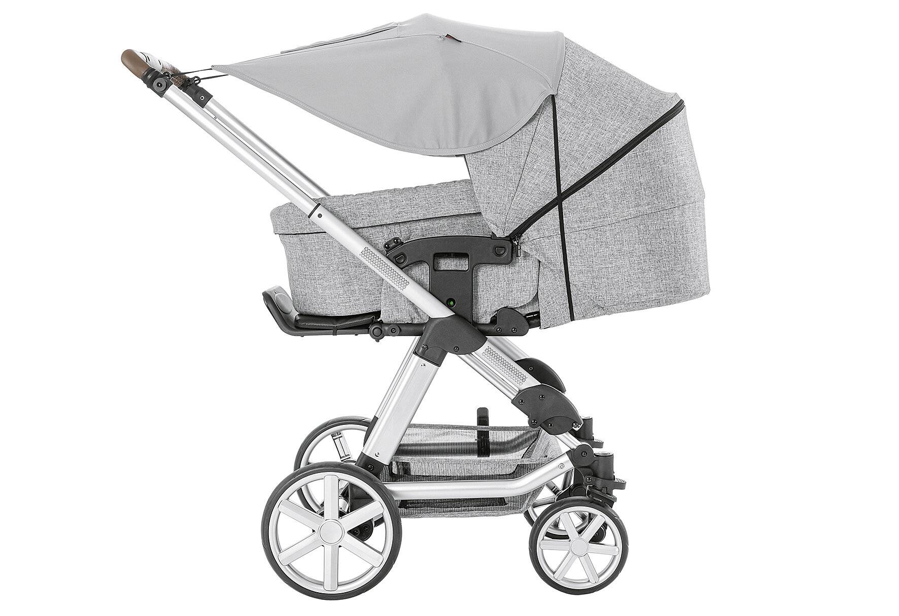 reer ShineSafe Premium Sonnensegel und Schlummertuch für den Kinderwagen,