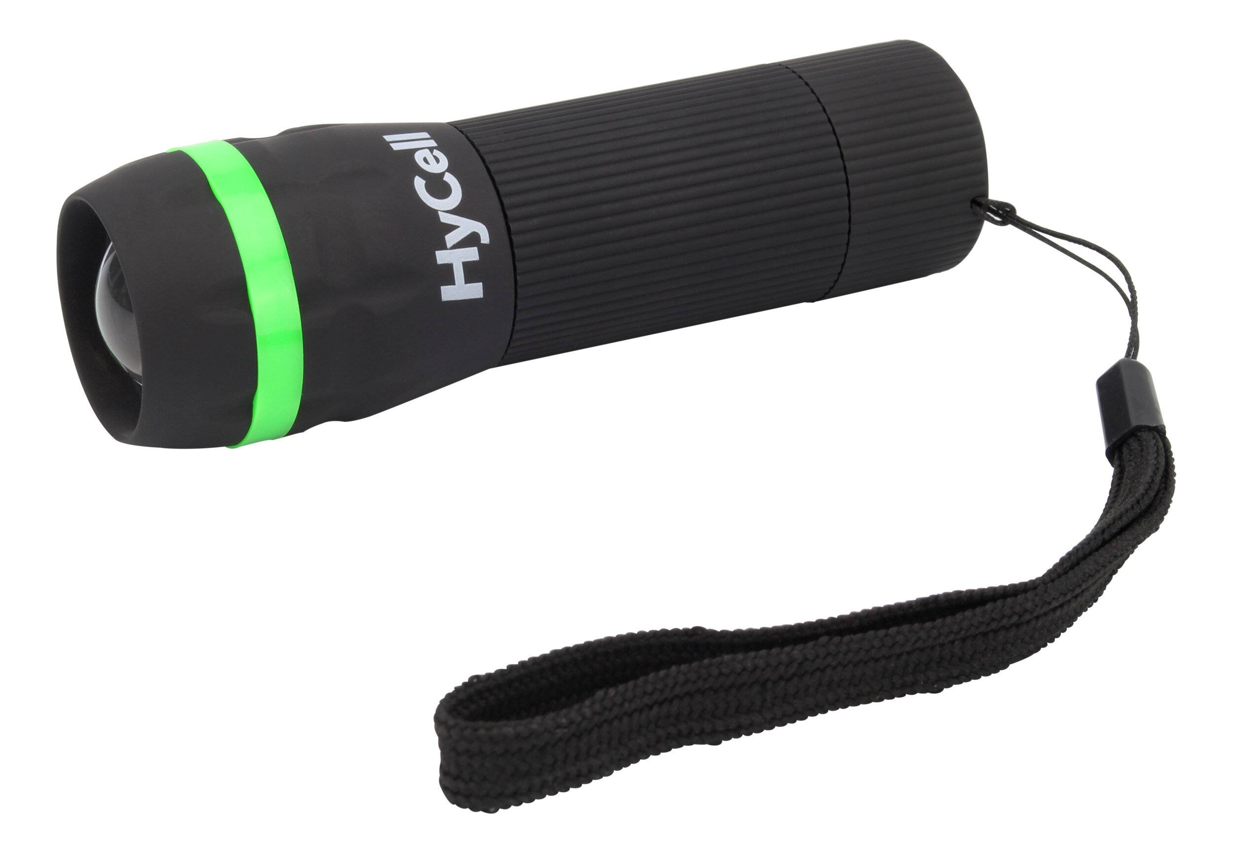 HyCell Mini LED Taschenlampe zoombar & fokussierbar inkl. AAA Batterien - Handliche LED