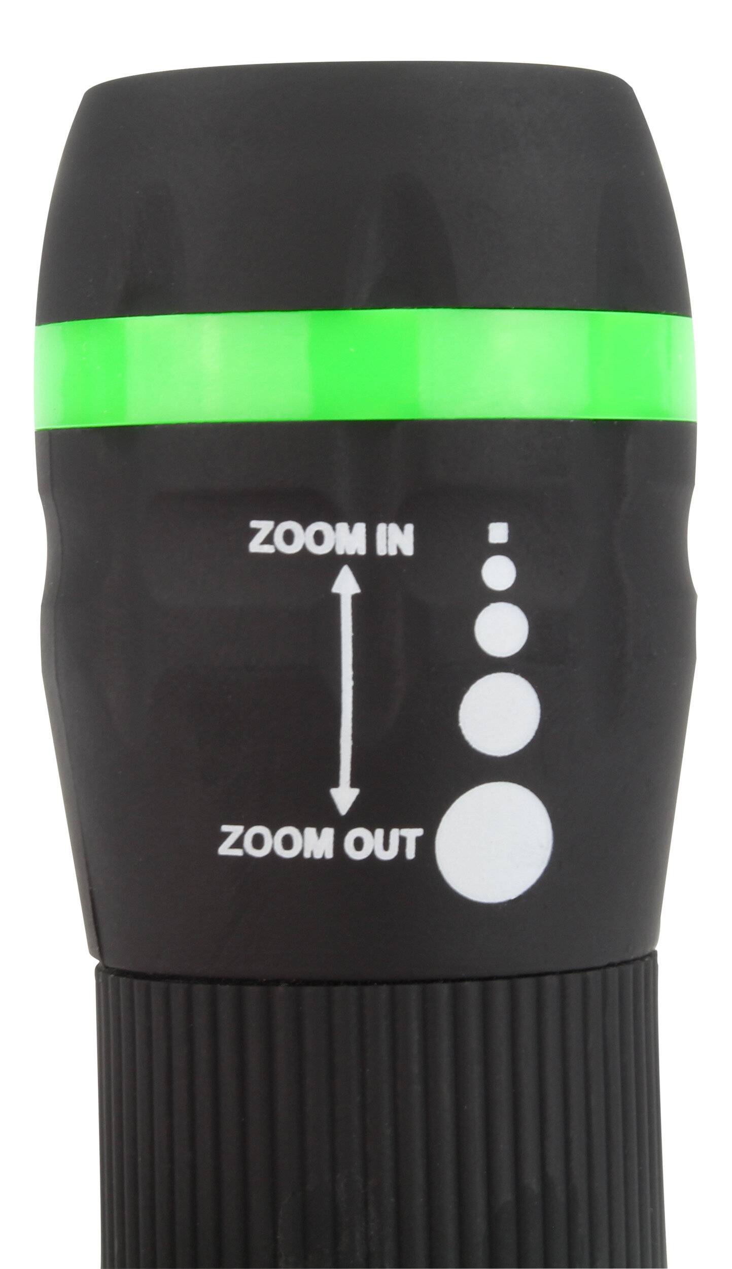 HyCell Mini LED Taschenlampe zoombar & fokussierbar inkl. AAA Batterien - Handliche LED