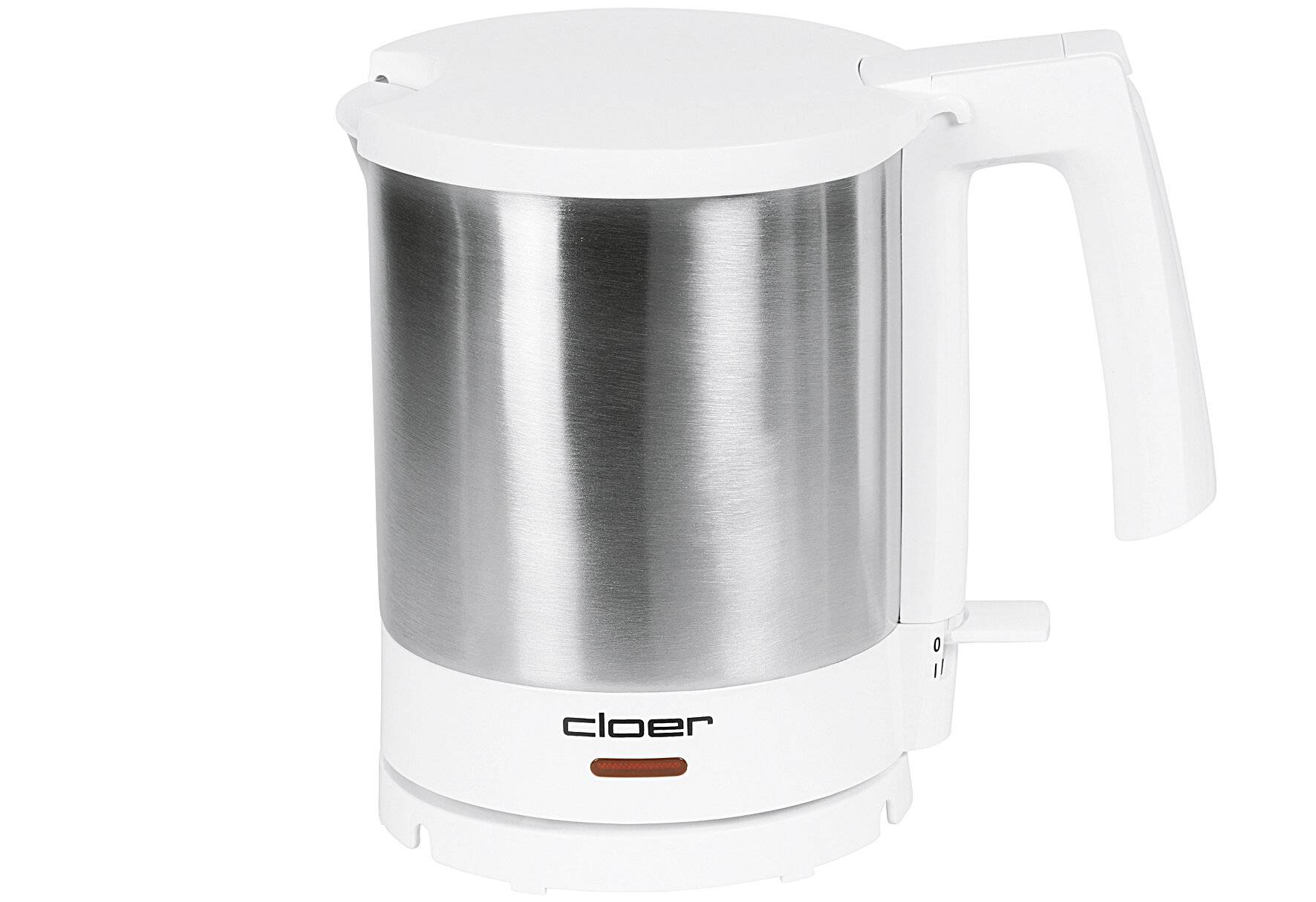 Cloer 4701 Wasserkocher Chrom, Weiß