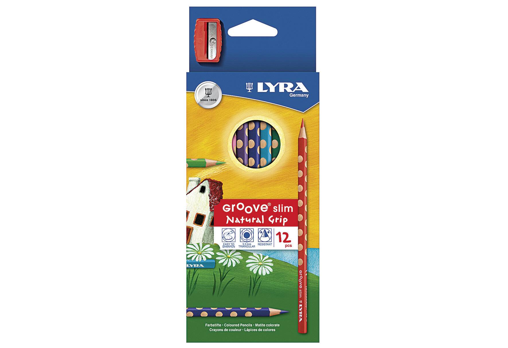 LYRA Groove Slim Buntstifte farbsortiert