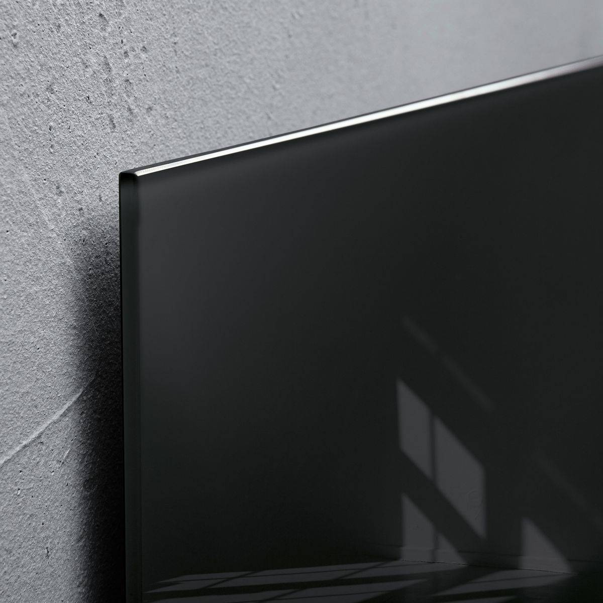 Sigel Glas-Magnetboard artverum/GL100 120x780x15 mm schwarz 1,3 kg