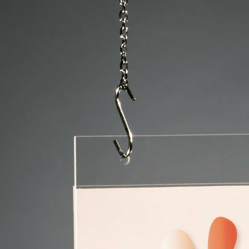 SIGEL Plakattasche, Sichttasche, für DIN A4 quer, mit 2 Lochbohrungen, Acryl glasklar