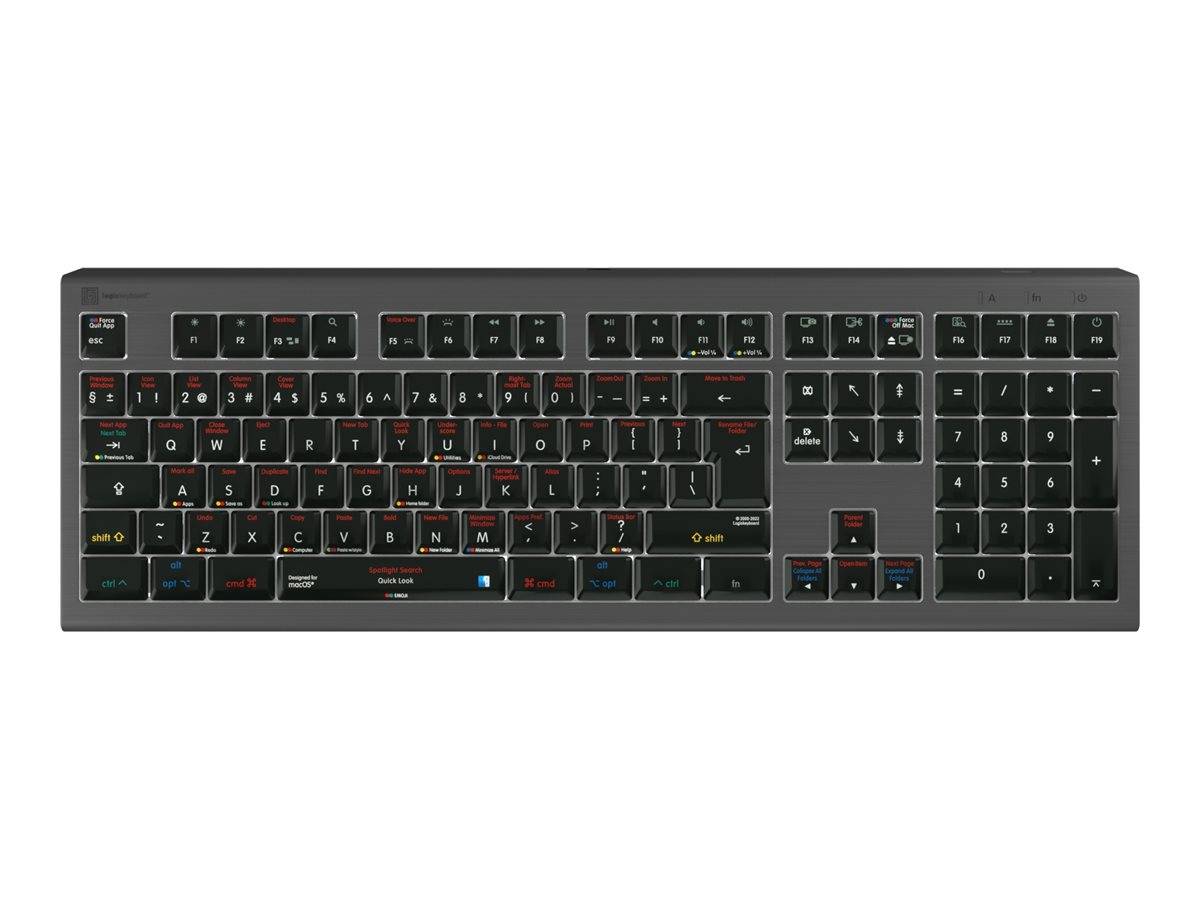 Logickeyboard LKB-OSX-A2M-UK - Volle Größe (100%) - USB -