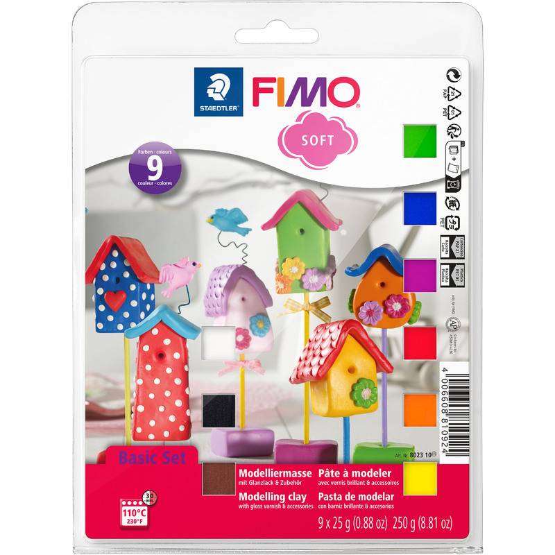 Modelliermasse Fimo soft Basispack