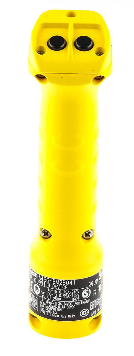 Omron A4EG Sicherheitsfreigabeschalter, 2 Schließer, IP65, Kunststoff, 3, T. 48 mm, B. 60 mm, L. 277 mm