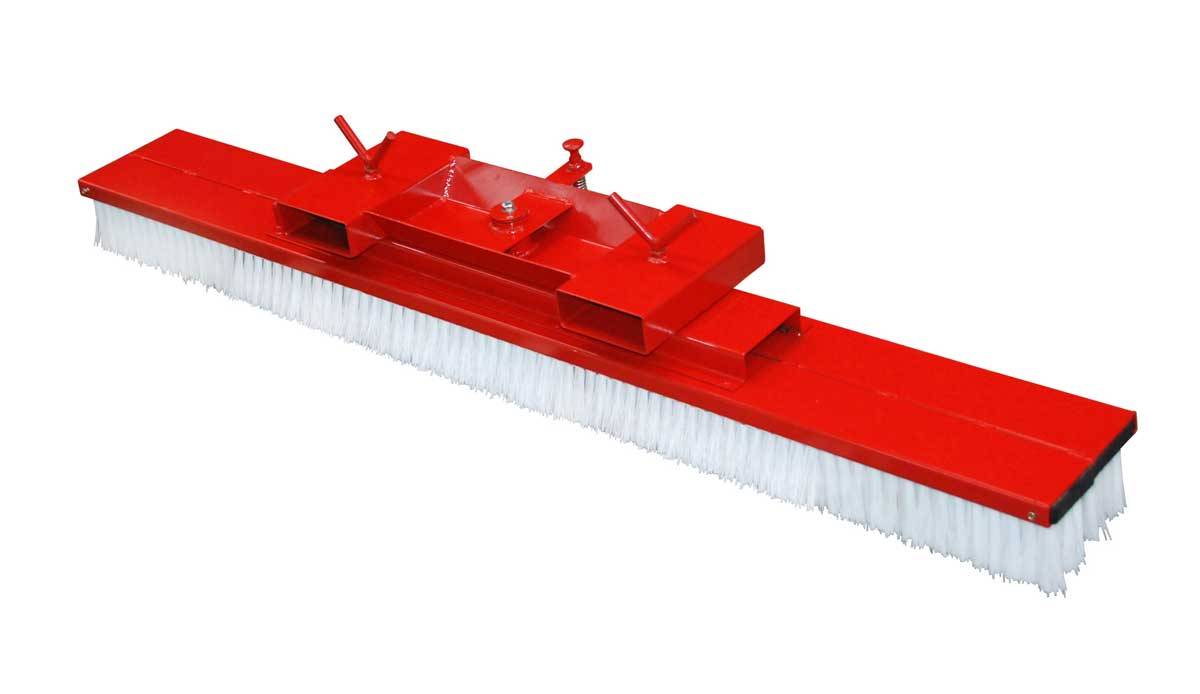 Gabelstapler-Kehrbesen SKB 200, lackiert, Feuerrot