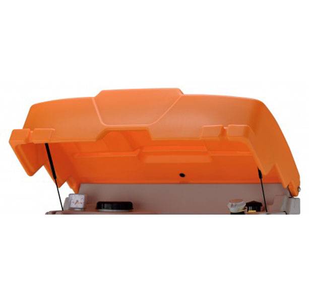 CEMO Klappdeckel, orange für CUBE-Tankanlagen