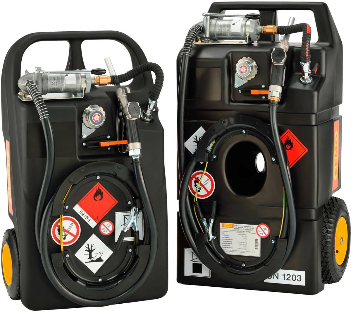 CEMO Kraftstofftrolley Ex0* 95 Liter, mit Handpumpe