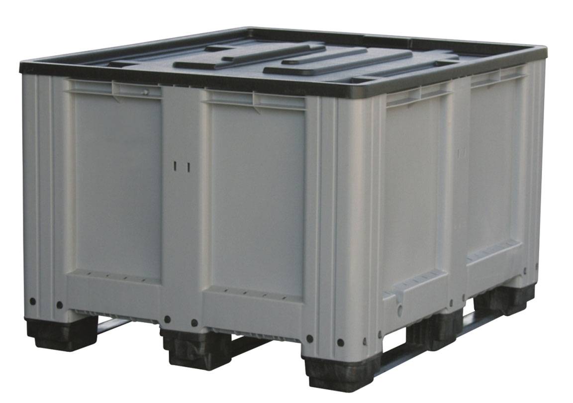 CEMO Logistikbox 610 Liter, mit 3 Kufen