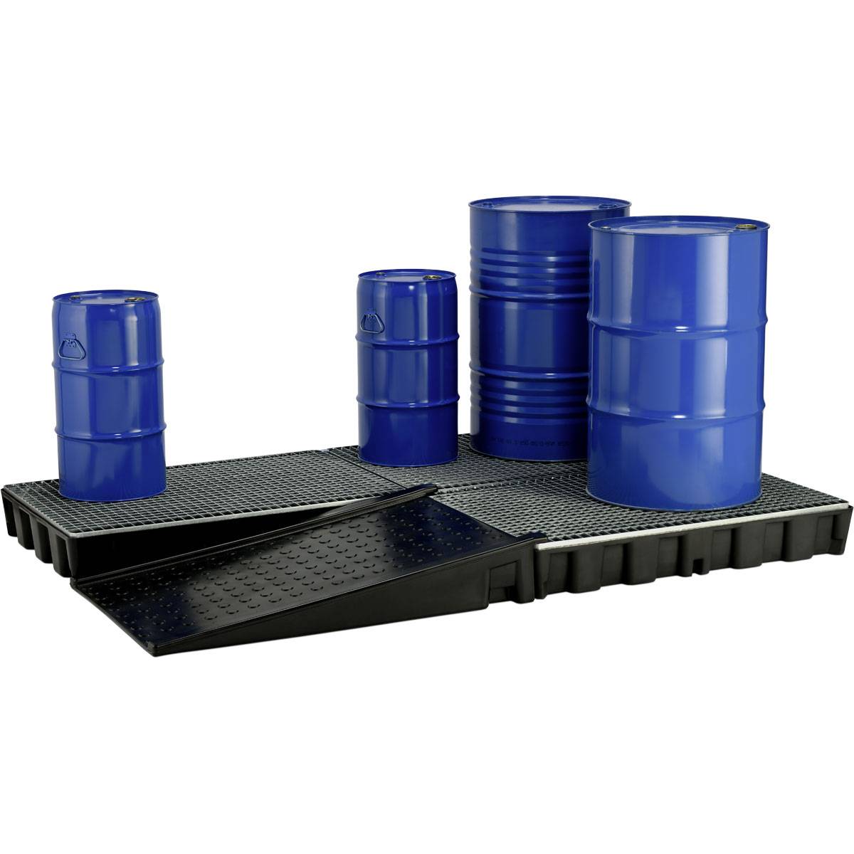 CEMO PE-Auffangwanne 250HD mit Gitterrost Kleingebinde-/Laborwanne, mit Zulassung