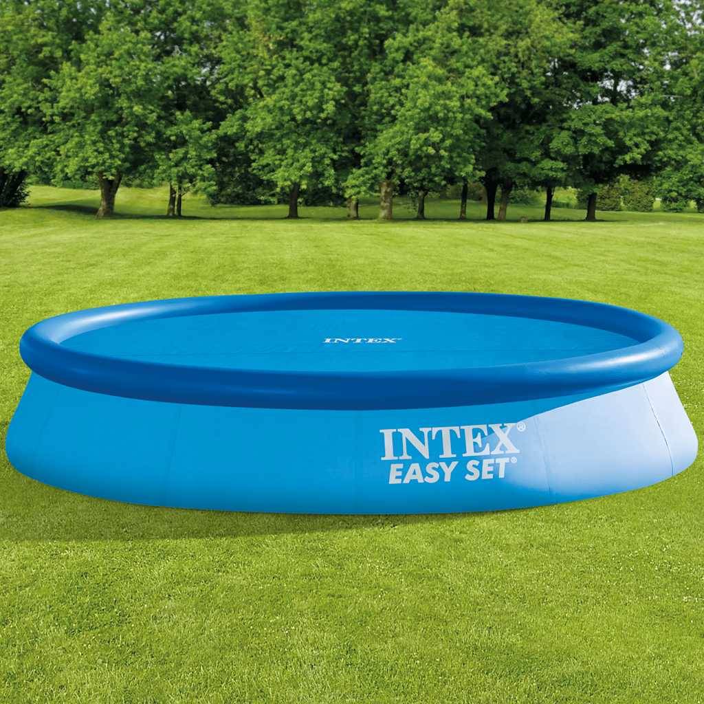 Intex 28012 Solarabdeckplane für Easy und Frame Pool 366 cm Stärke 120 Mikron