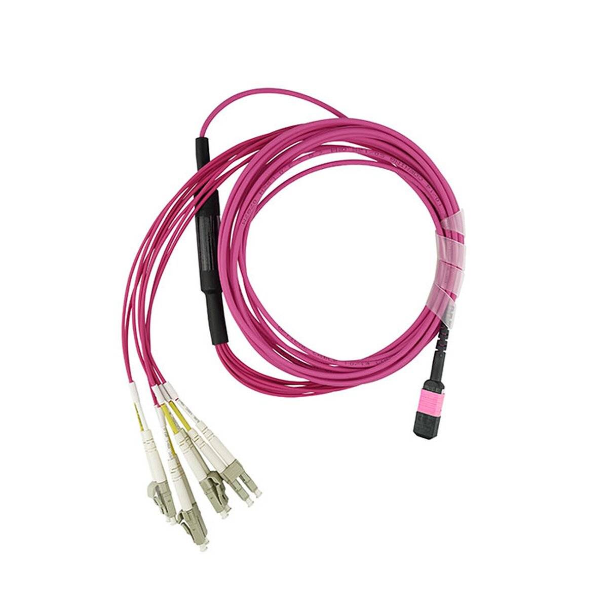 BlueOptics 7Z57A03573 kompatibles MPO-4xLC Multimode OM4 Patchkabel 1 Meter