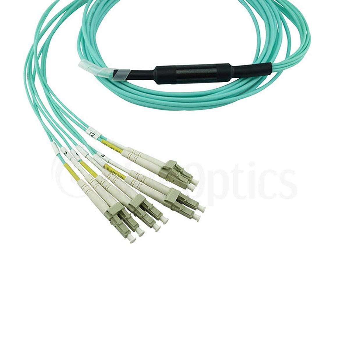 BlueOptics MC6709309-001 kompatibles MPO-4xLC Multimode OM3 Patchkabel 1