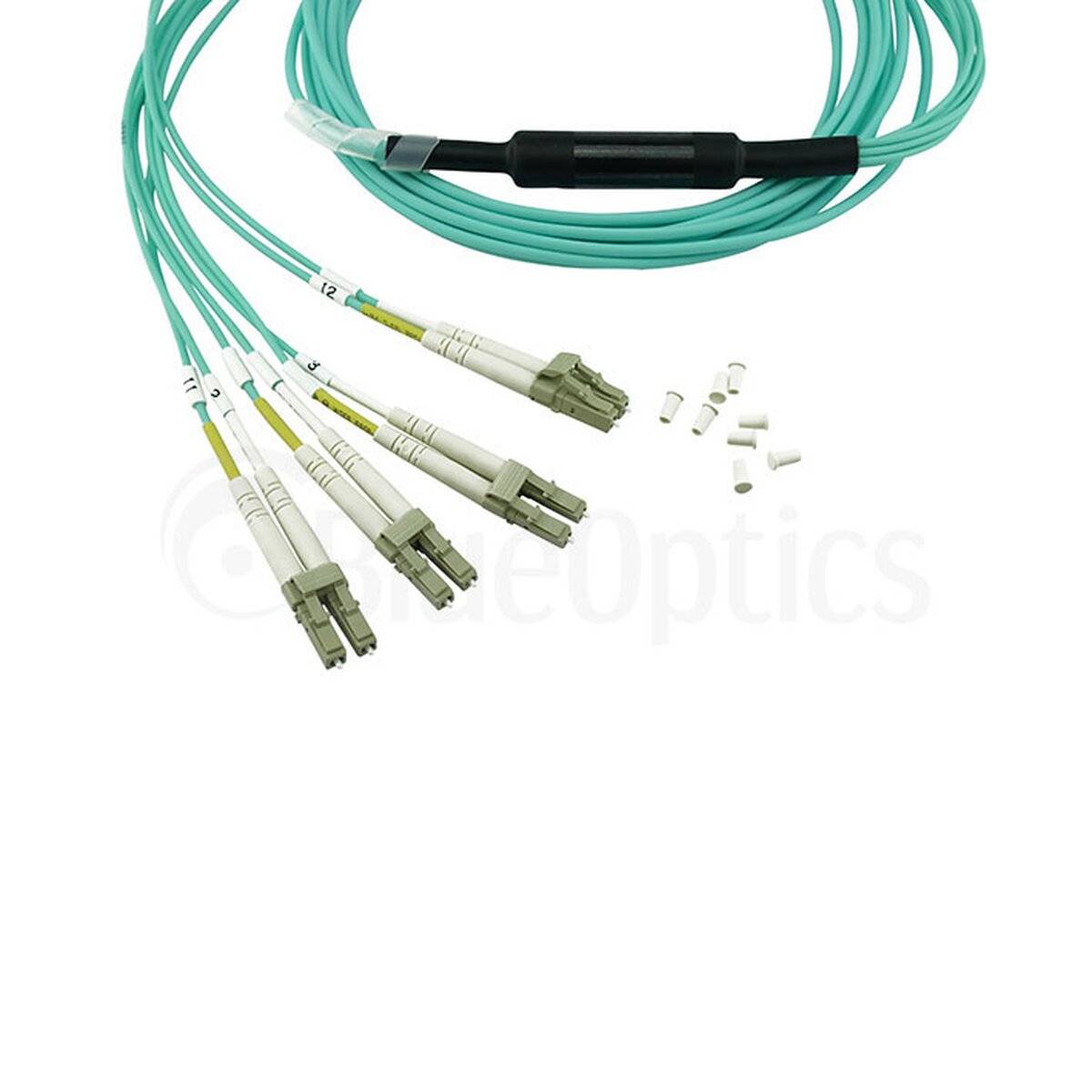 BlueOptics MC6709309-001 kompatibles MPO-4xLC Multimode OM3 Patchkabel 1