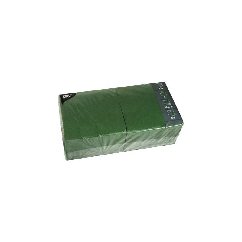 PAPSTAR Servietten Daily Collection grün 2-lagig 16.0 x 16.0 cm 150 St