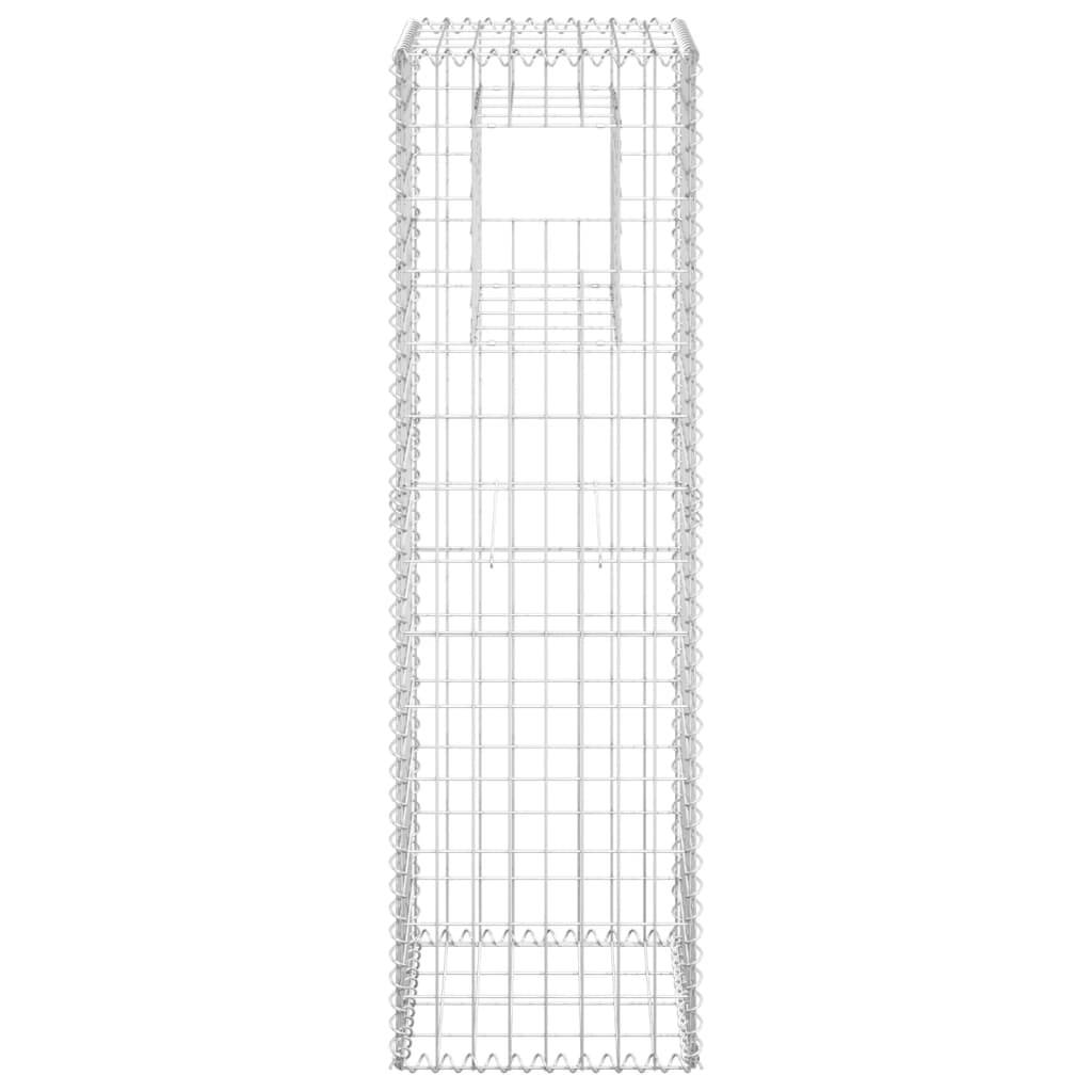 vidaXL Gabionensäule 40x40x140 cm Eisen
